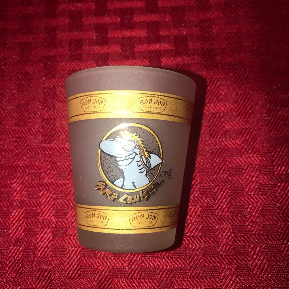 Vintage 1989 Ron Jon shot glass